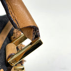 Loewe Amazona 28 Handbag Canvas Brown — view 4