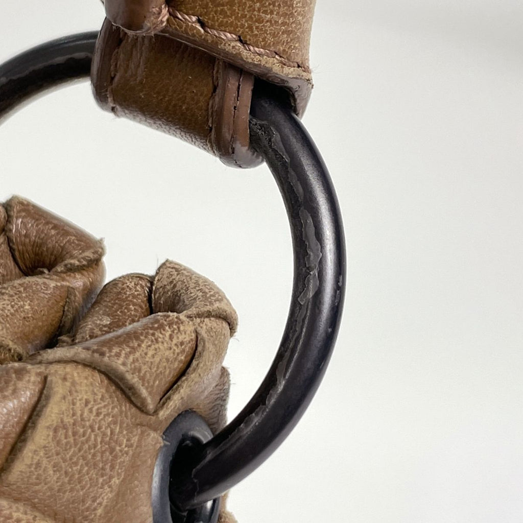 Bottega Veneta Intrecciato Handbag Leather Brown — view 4
