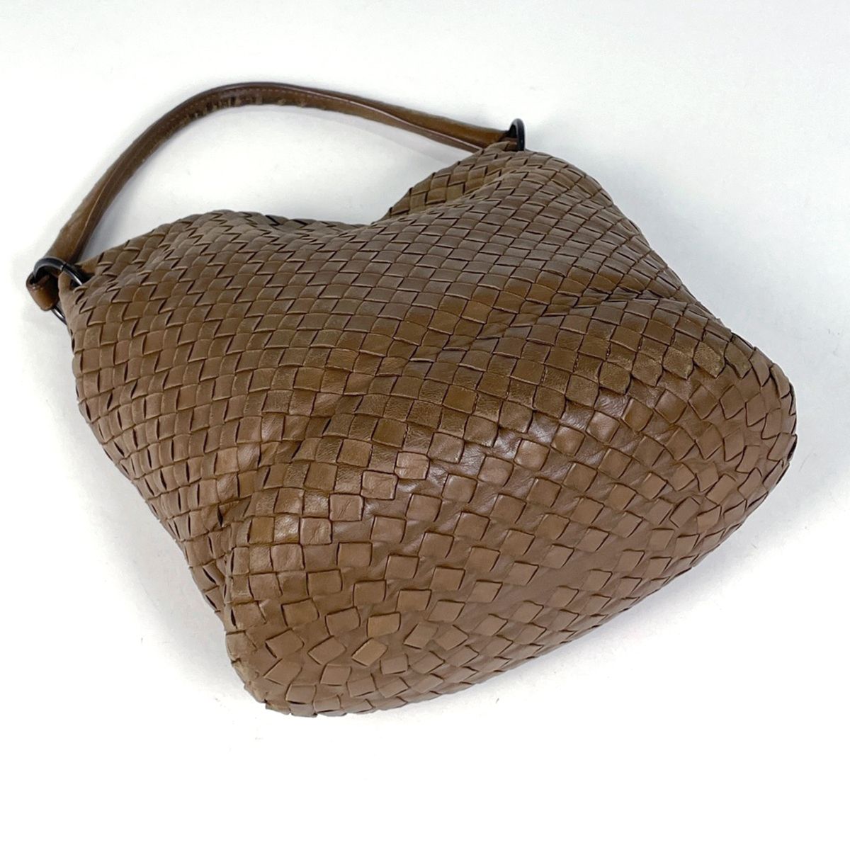 Bottega Veneta Intrecciato Handbag Leather Brown — view 2