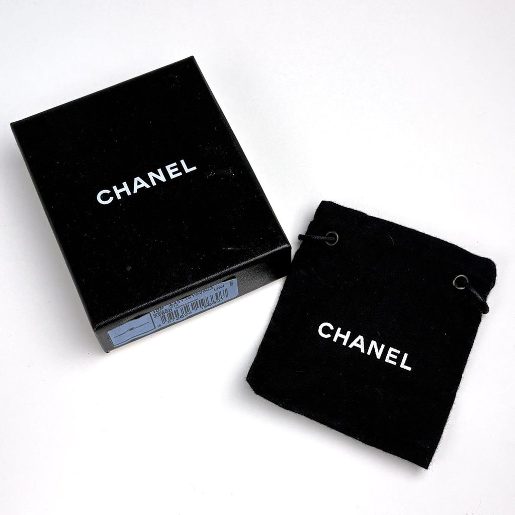 Chanel CC Logo Chain Bracelet Rhinestone Gold Plated — view 7