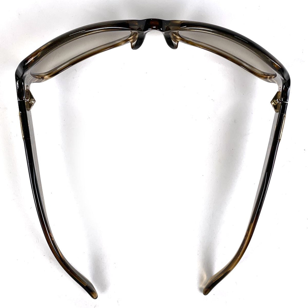 Gucci Interlocking Sunglasses Gradient Acetate Brown Eyewear — view 3