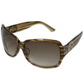 Gucci Interlocking Sunglasses Gradient Acetate Brown Eyewear