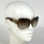 Gucci Interlocking Sunglasses Gradient Acetate Brown Eyewear — view 5