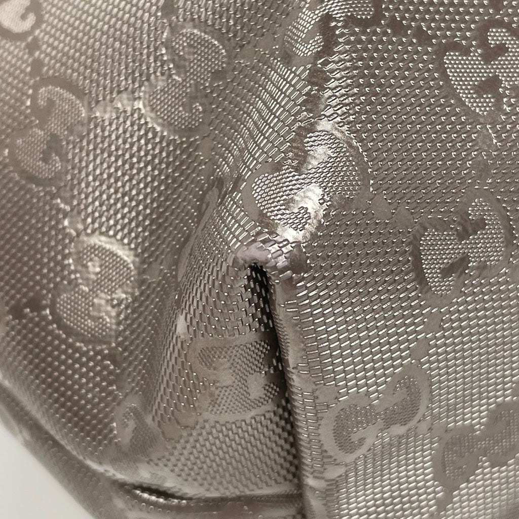 Gucci GG Supreme Tote Pattern Metallic Pink Gold — view 3