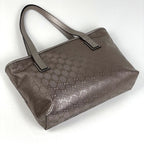 Gucci GG Supreme Tote Pattern Metallic Pink Gold — view 2