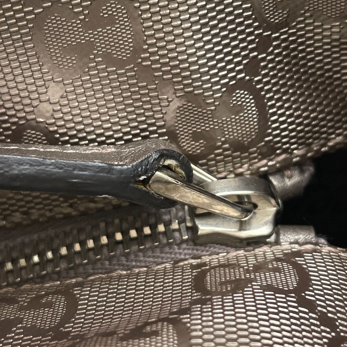 Gucci GG Supreme Tote Pattern Metallic Pink Gold — view 6