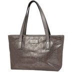 Gucci GG Supreme Tote Pattern Metallic Pink Gold