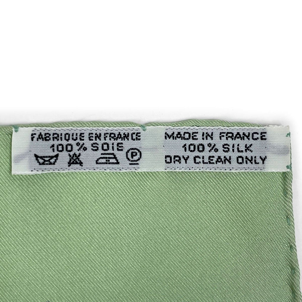 Hermes Carre 90 Passiflores Passion Flower Scarf Silk Green Multicolor — view 2