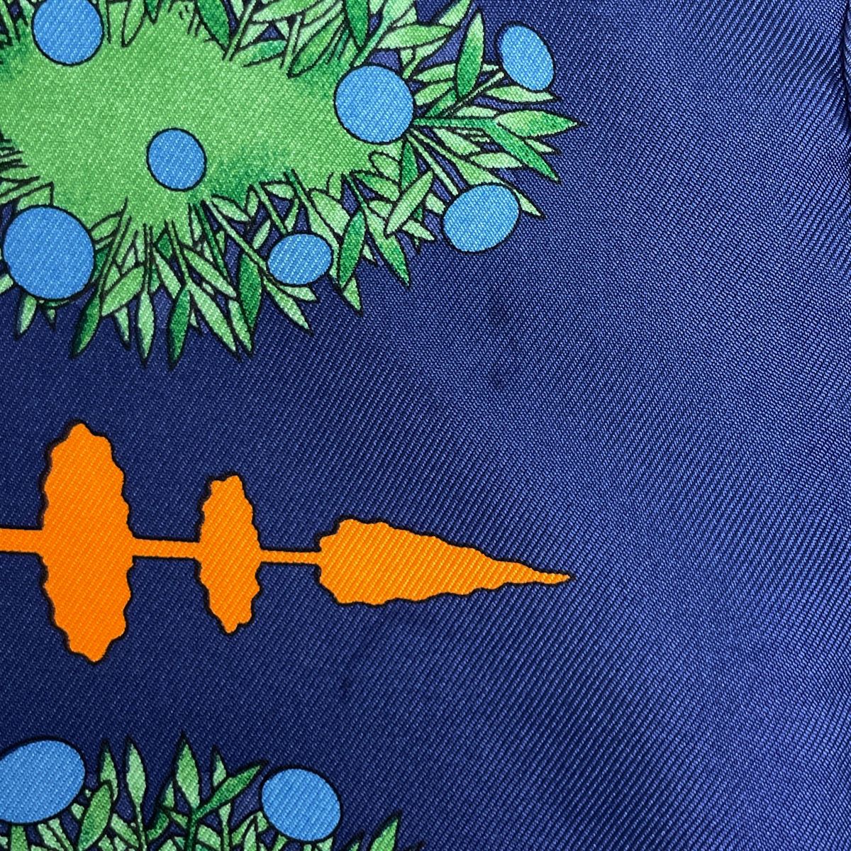Hermes Carre 90 Paridaiza Paradise Scarf Silk Blue Multicolor — view 4