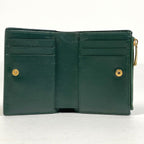 Bottega Veneta Maxi Intrecciato Bifold Wallet Leather Green — view 9