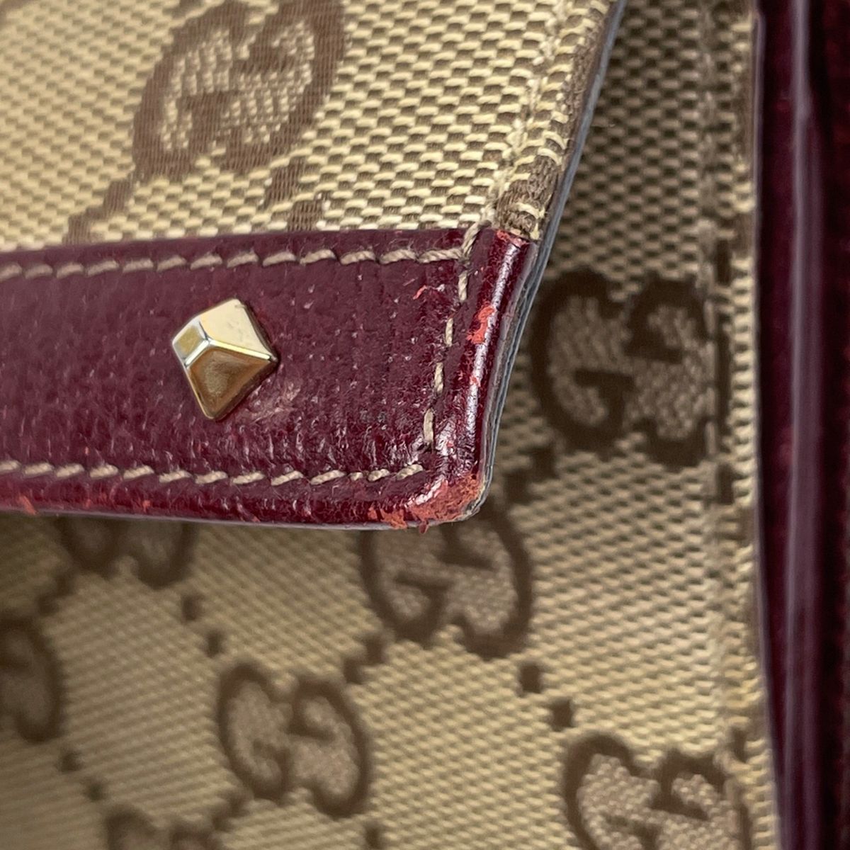 Gucci GG Pattern Bifold Wallet Canvas Brown — view 4