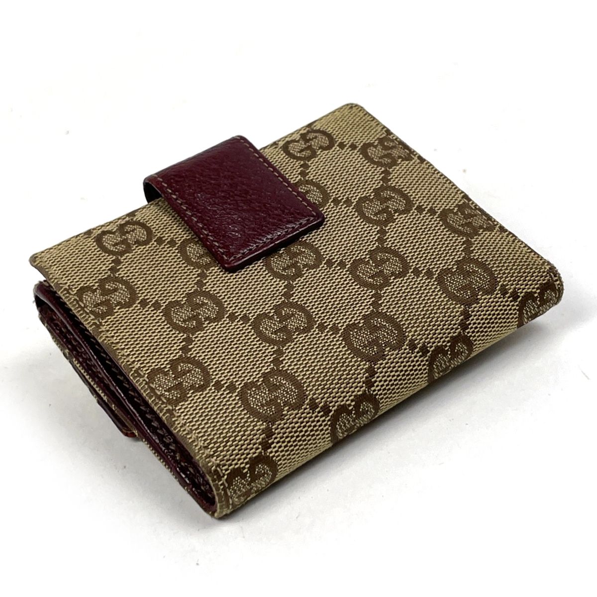 Gucci GG Pattern Bifold Wallet Canvas Brown — view 2