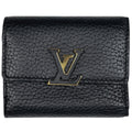 Louis Vuitton Portefeuille Capucines XS Trifold Wallet Taurillon Noir