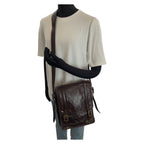Louis Vuitton Cuir Soana Trotteur Brown Gold Leather Shoulder — view 7