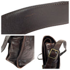 Louis Vuitton Cuir Soana Trotteur Brown Gold Leather Shoulder — view 6