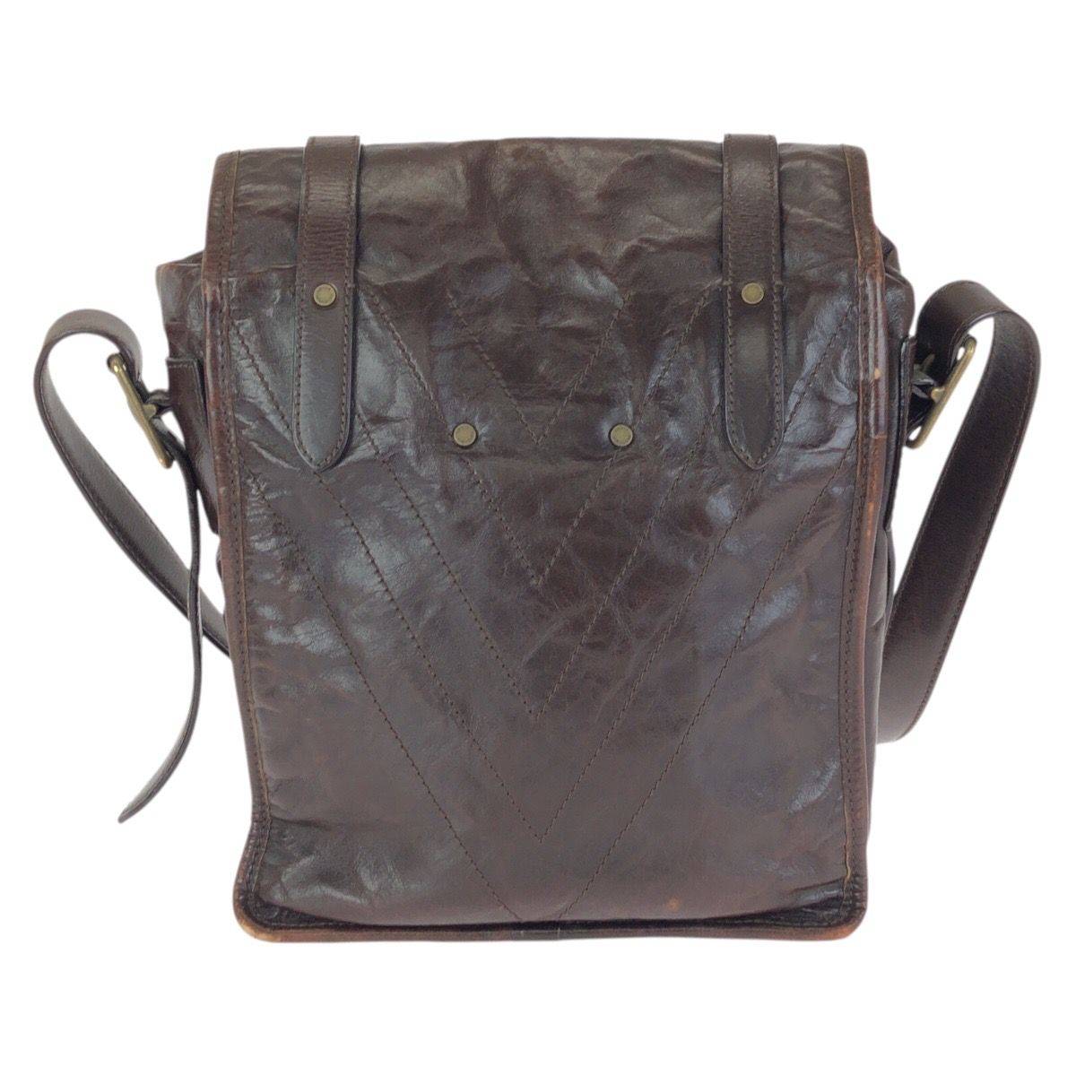 Louis Vuitton Cuir Soana Trotteur Brown Gold Leather Shoulder — view 2