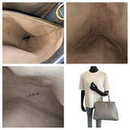 Gucci Guccissima Gray Gold Leather Tote — view 7