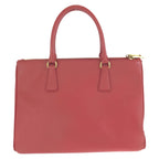 Prada Saffiano Red Gold Leather Tote — view 2