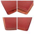 Chanel Vintage CC Logo Red Gold Caviar Leather Wallet — view 4