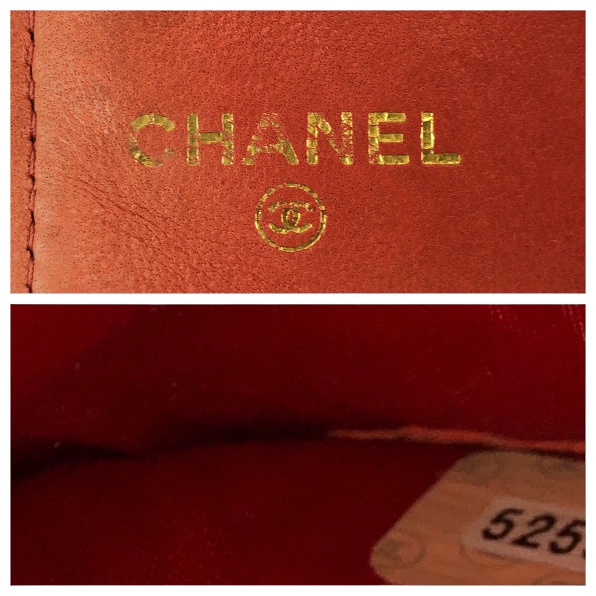 Chanel Vintage CC Logo Red Gold Caviar Leather Wallet — view 5