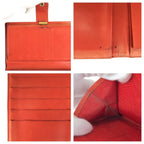 Chanel Vintage CC Logo Red Gold Caviar Leather Wallet — view 7