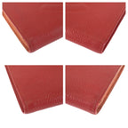 Chanel Vintage CC Logo Red Gold Caviar Leather Wallet — view 3