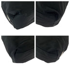 Prada Tessuto Plastic Handle Black Clear Nylon Hobo Shoulder — view 3