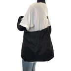 Prada Tessuto Plastic Handle Black Clear Nylon Hobo Shoulder — view 7
