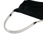 Prada Tessuto Plastic Handle Black Clear Nylon Hobo Shoulder — view 5