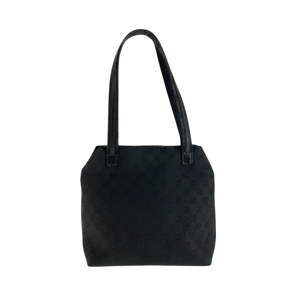 Gucci Black GG Canvas Leather 002 Shoulder — view 2