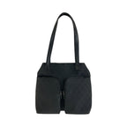 Gucci Black GG Canvas Leather 002 Shoulder