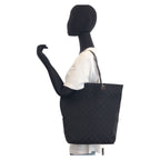 Gucci Black GG Canvas Leather Tote Shoulder — view 6