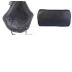 Gucci Black GG Canvas Leather Tote Shoulder — view 9