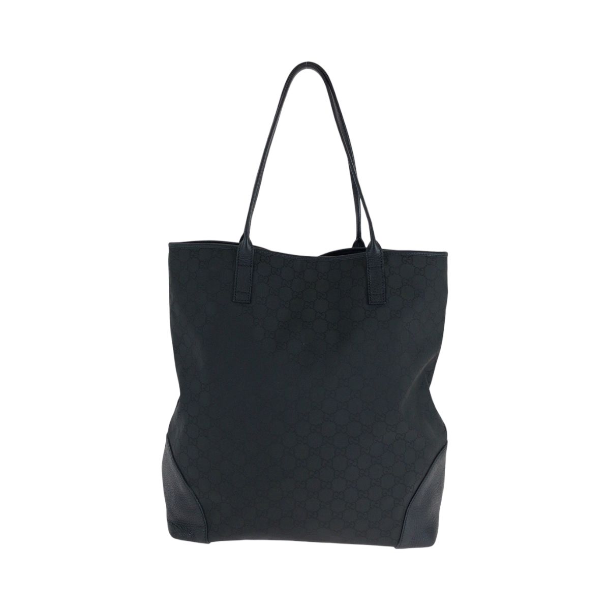 Gucci Black Gold Nylon Tote — view 2