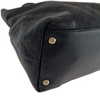 Gucci Black Gold Nylon Tote — view 6