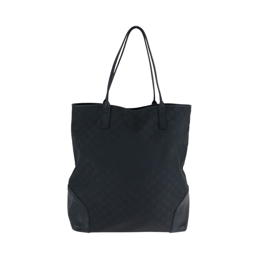 Gucci Black Gold Nylon Tote