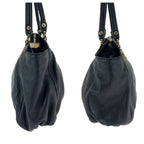 Gucci Abbey Black Silver Leather Tote Shoulder — view 8
