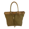 Prada Jacquard Tessuto Khaki Nylon 31 Tote