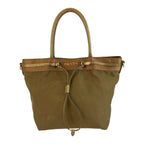 Prada Jacquard Tessuto Khaki Nylon 31 Tote