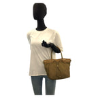 Prada Jacquard Tessuto Khaki Nylon 31 Tote — view 6