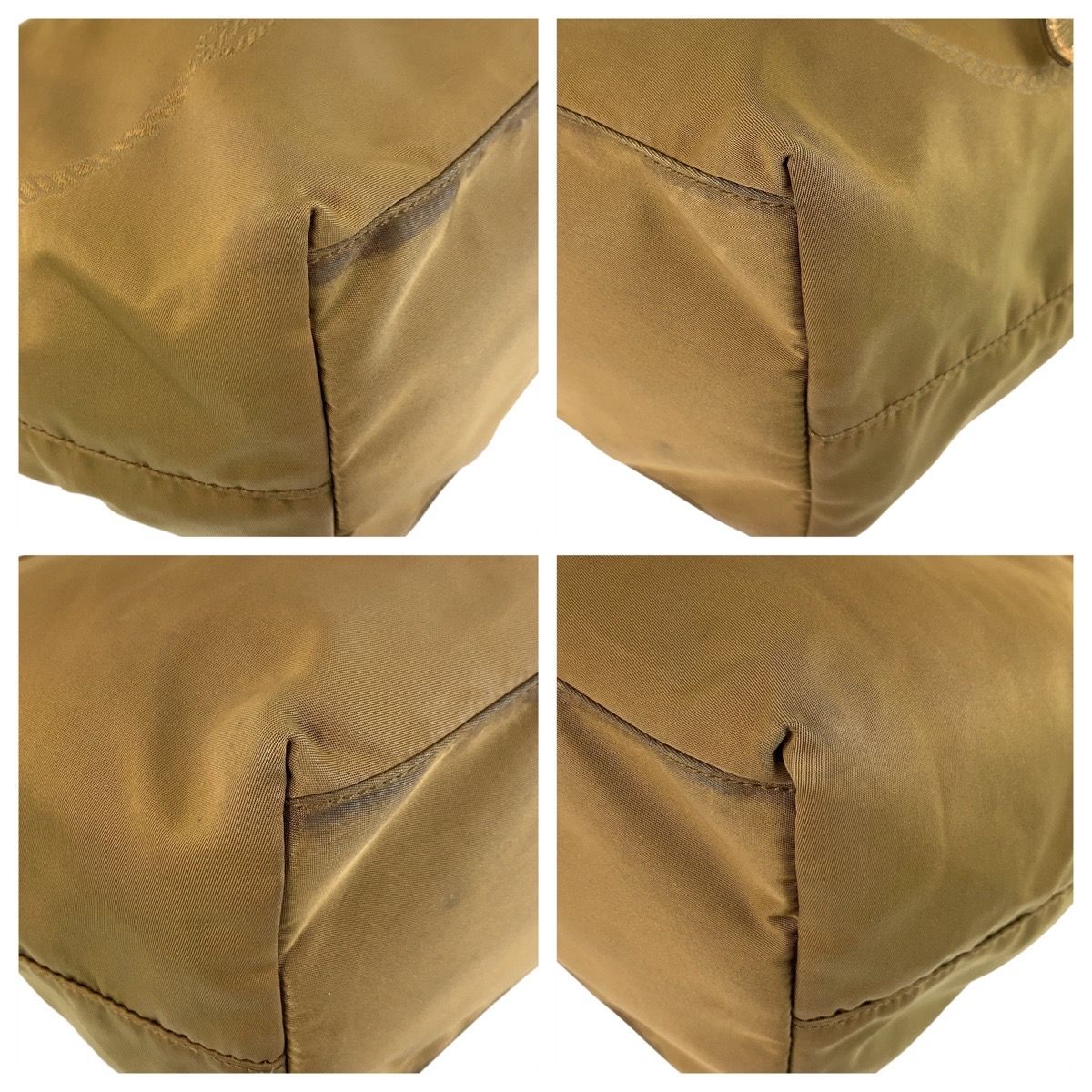 Prada Jacquard Tessuto Khaki Nylon 31 Tote — view 3