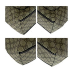 Gucci Beige Brown Silver GG Supreme Canvas Tote Shoulder — view 3
