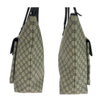 Gucci Beige Brown Silver GG Supreme Canvas Tote Shoulder — view 7