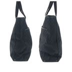 Gucci Black Silver GG Canvas Leather Tote Shoulder — view 8