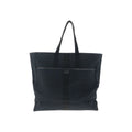 Gucci Black Silver GG Canvas Leather Tote Shoulder