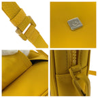 Fendi Logo Yellow Nylon Shoulder Bag Pochette — view 6