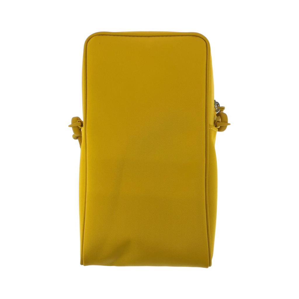 Fendi Logo Yellow Nylon Shoulder Bag Pochette — view 2