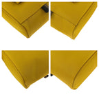 Fendi Logo Yellow Nylon Shoulder Bag Pochette — view 3