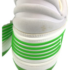 Gucci Basket GG Pattern 11 White Green Leather Sneakers — view 7