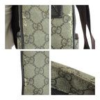 Gucci Brown Silver GG Supreme Canvas Shoulder — view 5